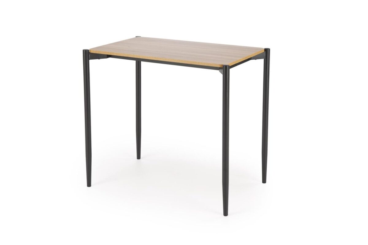 Set tavolo + 2 sedie Nando in legno naturale/nero - immagine 9