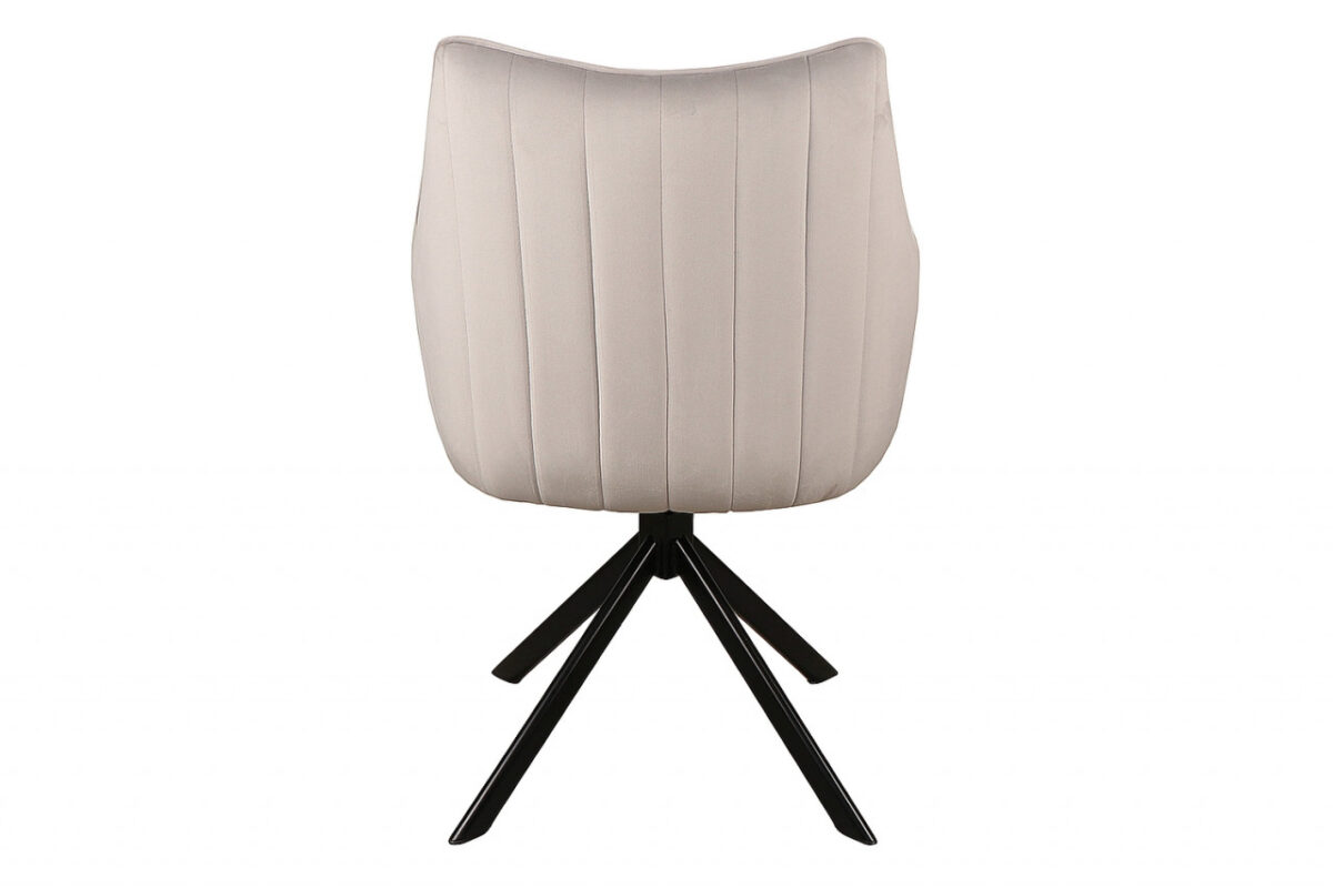 Set tavolo allungabile Columbus Ceramic marrone/nero opaco - L160-240 cm + 3 sedie Azalia in velluto cinnamon Blu4215 + 3 sedie Azalia in velluto grigio chiaro Blu03 - immagine 21