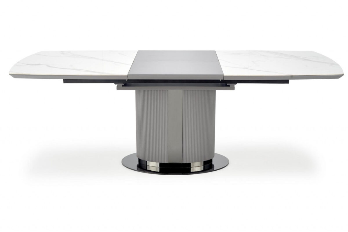 Set Dancan L160-220 cm tavolo allungabile + 4 sedie K523 grigio - immagine 9