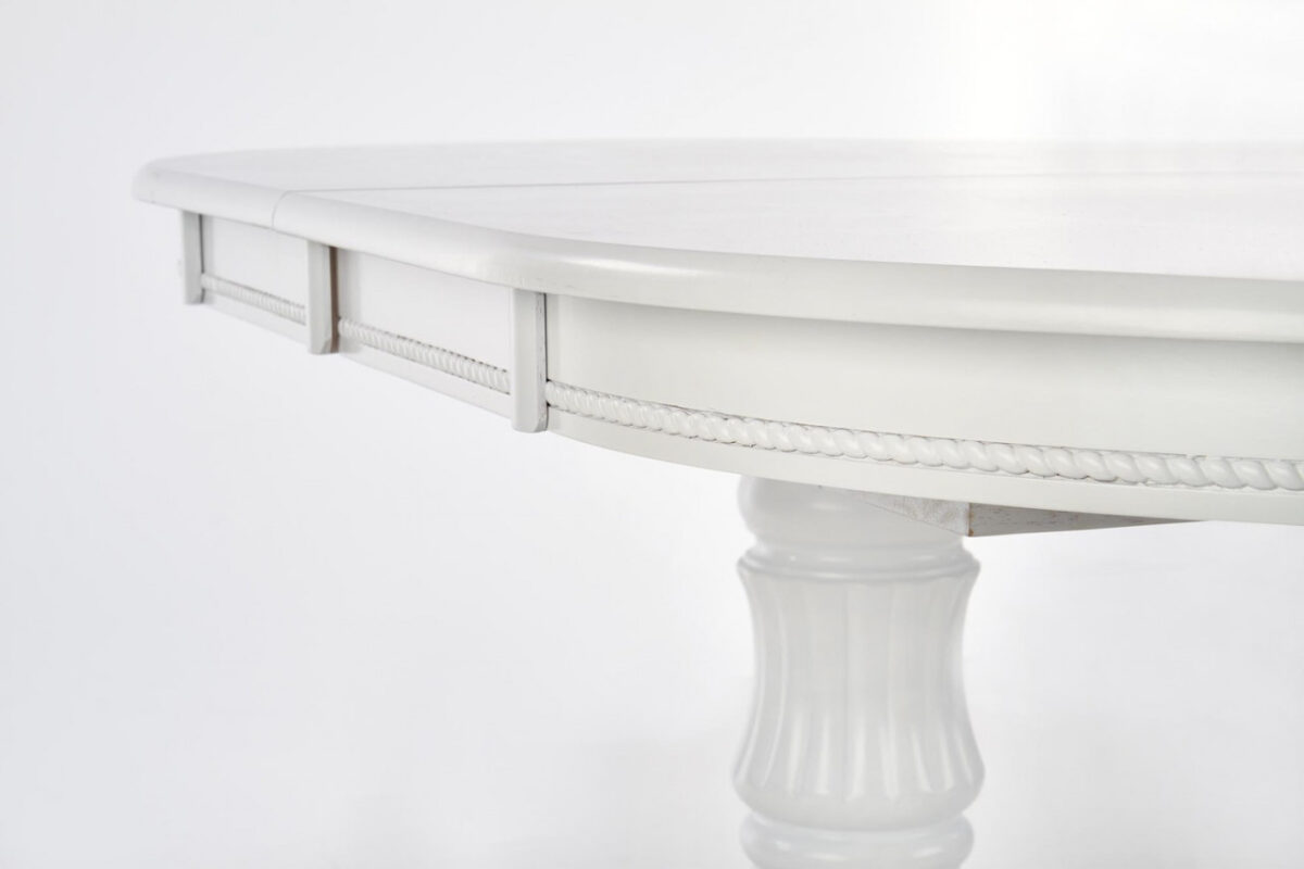 Set tavolo Joseph allungabile L150-190 cm + 4 sedie Verdi grigio/bianco - immagine 8