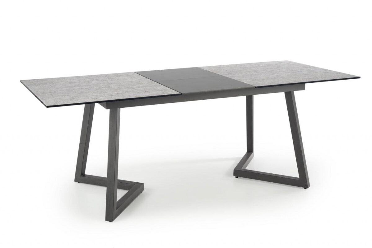 Set Tiziano tavolo allungabile + 4 sedie K430 grigio - immagine 4