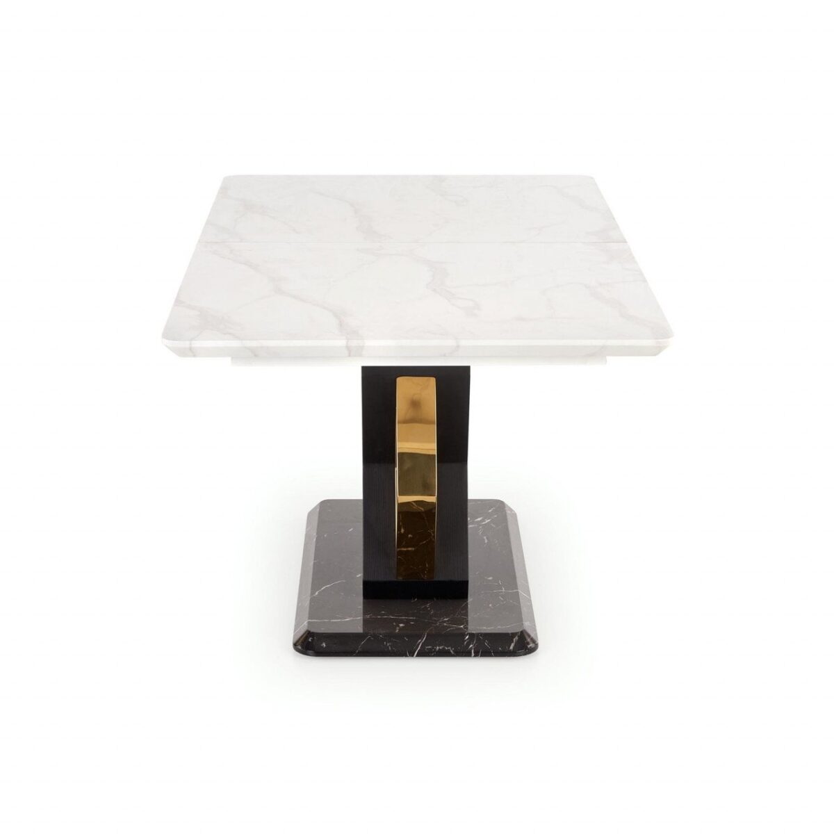 Set di tavolo da pranzo Vincenzo + 6 sedie K474 color crema/oro - immagine 6