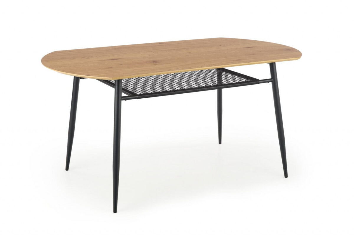 Set tavolo Jackson L160 cm + 4 sedie K401 rattan naturale/nero - immagine 5