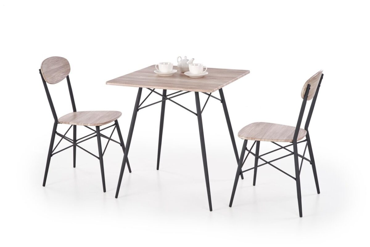 Set da pranzo Kabir con 2 sedie - immagine 2