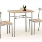 Set tavolo Lance + 2 sedie in rovere