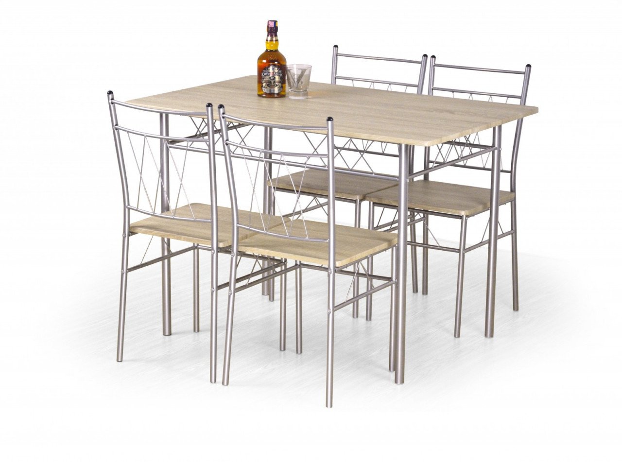 set-masa-mdf-4-scaune-faust5135 Set tavolo MDF + 4 sedie Faust - immagine 1