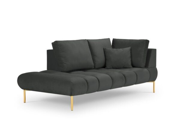 Chaise longue Hastings 2 posti in velluto - H75 cm