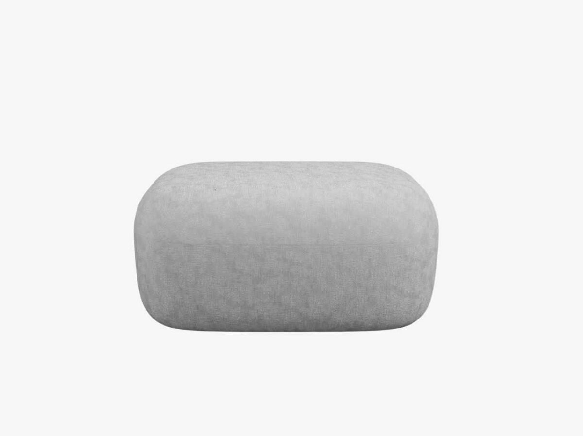 Pouf Jenny in ciniglia - L90 cm - immagine 5