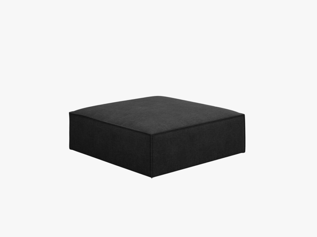 Pouf Kaelle in chenille - L100 cm - immagine 3