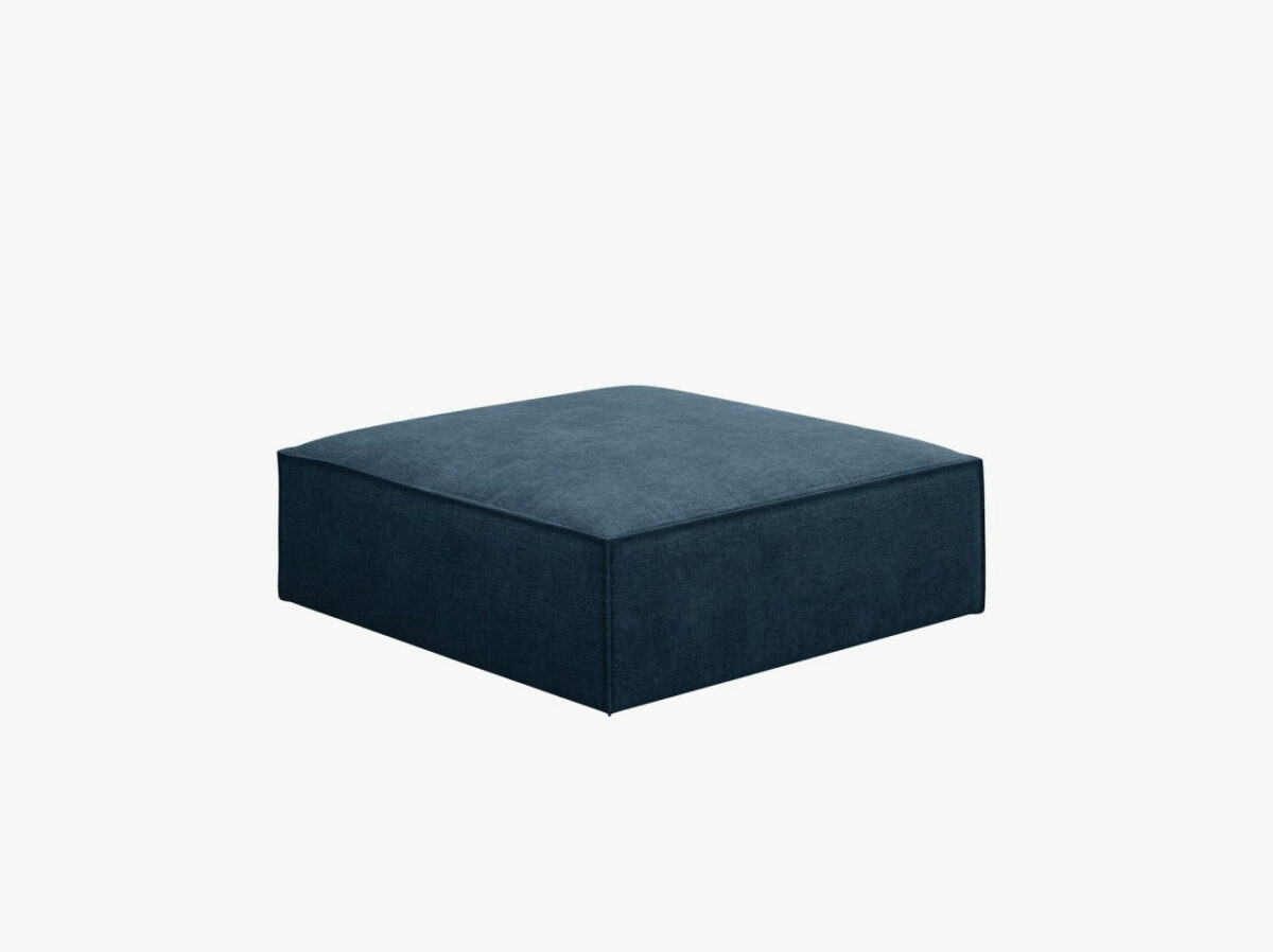 Pouf Kaelle in chenille - L100 cm - immagine 4