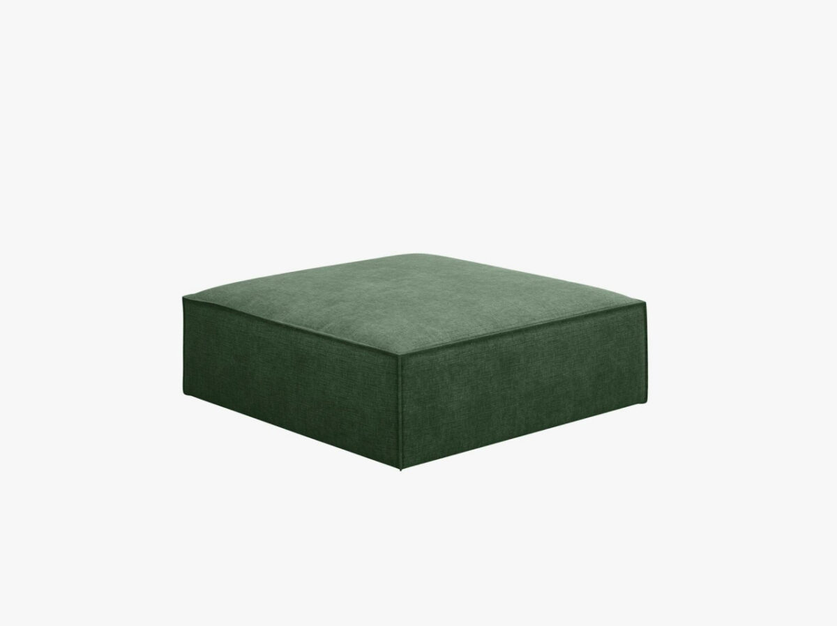 Pouf Kaelle in chenille - L100 cm - immagine 5