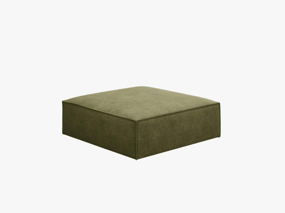 Pouf Kaelle in chenille - L100 cm - immagine 6