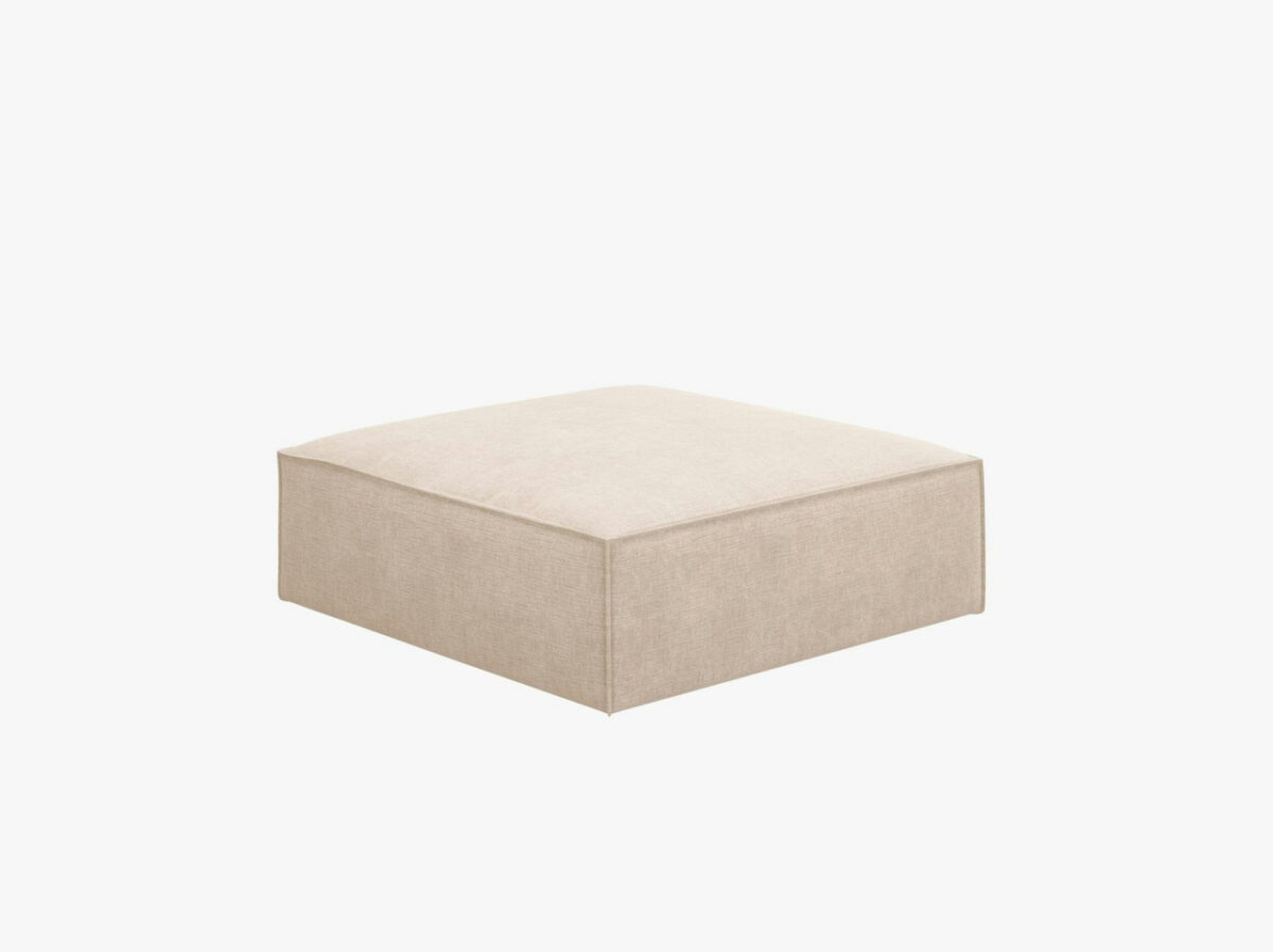 Pouf Kaelle in chenille - L100 cm - immagine 7