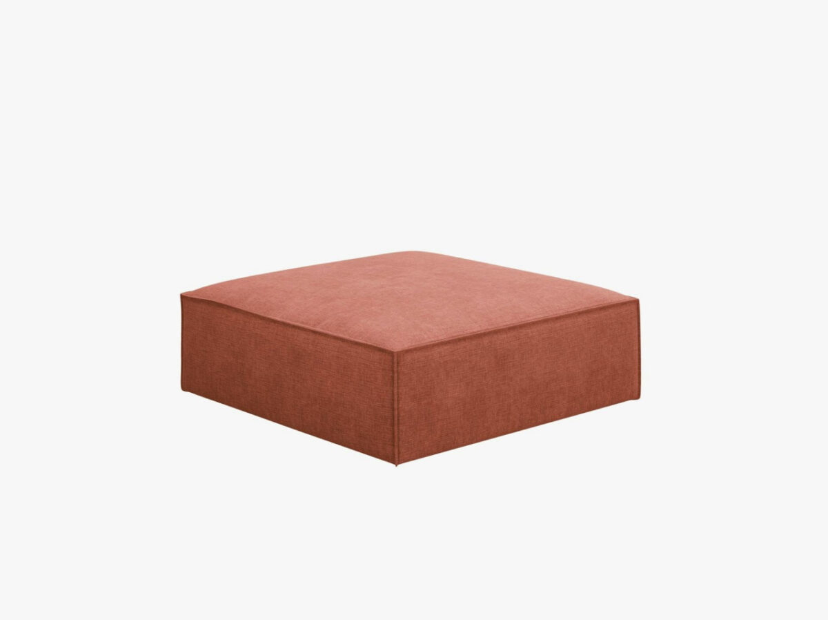 Pouf Kaelle in chenille - L100 cm - immagine 8