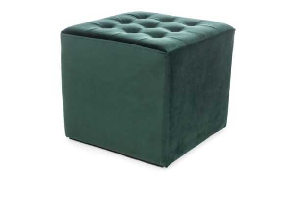 Sgabello Lori Velvet verde 78 - 39x39x34 lxLxH cm