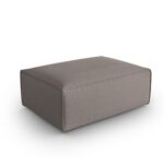 Pouf Mackay in tessuto vellutato - L100 cm