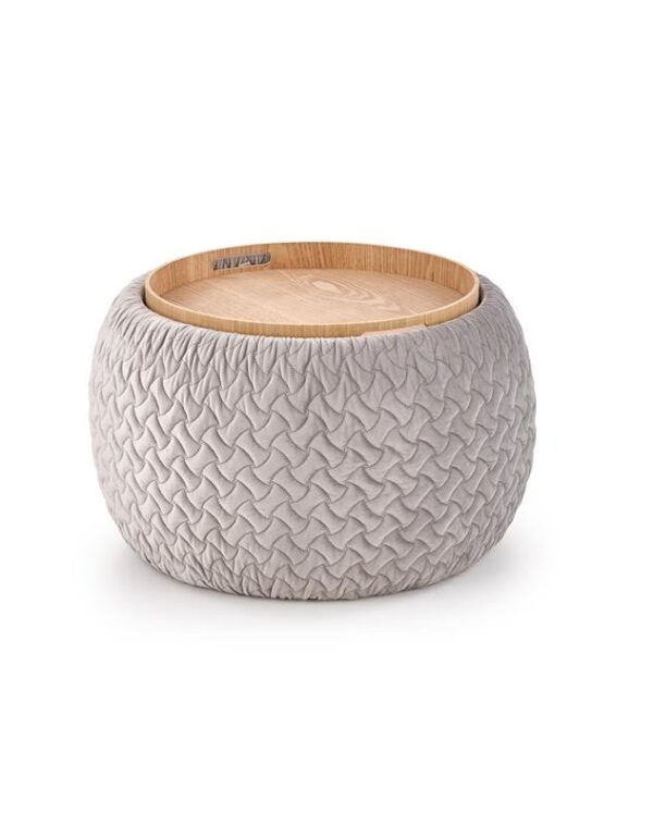 Sgabello imbottito Bono Grigio