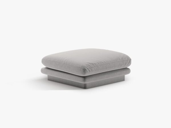 Pouf Torino in tessuto - L80 cm