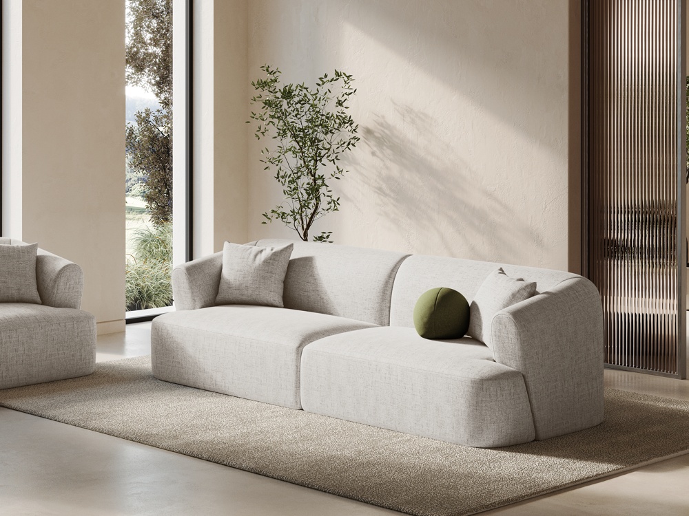 Scegliere colori arredamento casa: soggiorno con tonalità neutre