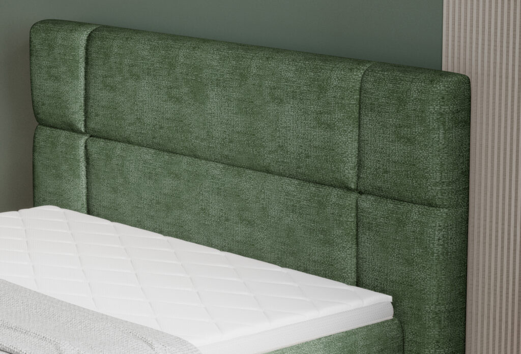 Abbinamenti di colori e materiali per camera da letto moderna