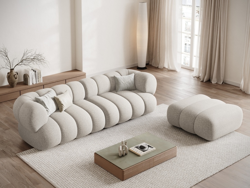 COS_POUF_214_F1_KOGE1-BG Pouf Koge in tessuto strutturato – 95x95 cm - immagine 1