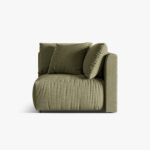 Modulo angolare Chris in tessuto effetto lino – L100 cm