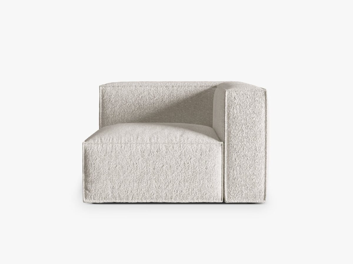 Modulo angolare Nuria in bouclé – L110 cm - immagine 7