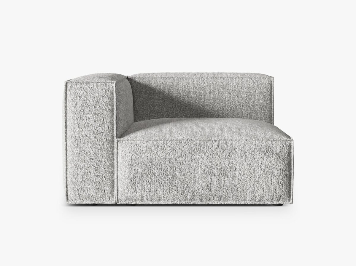 Modulo angolare Nuria in bouclé – L125 cm - immagine 12