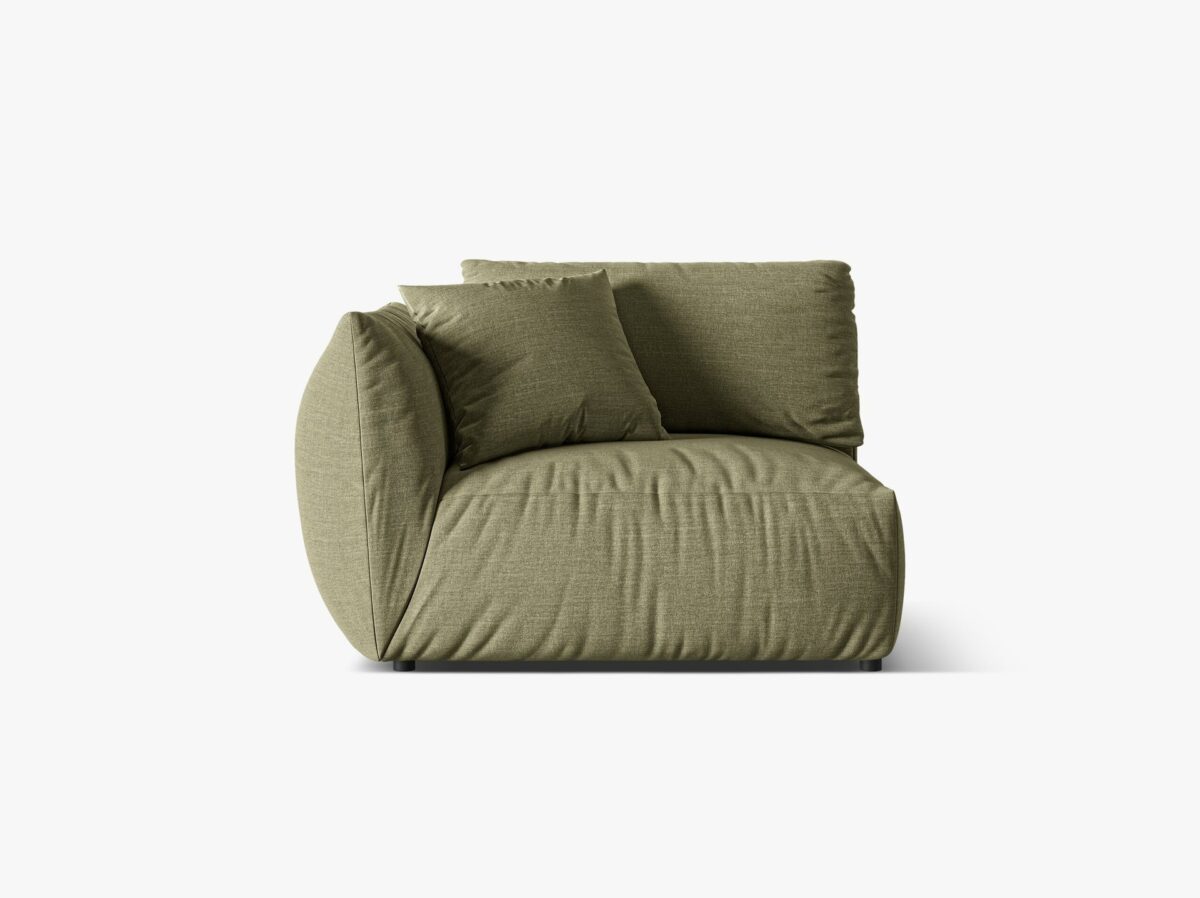 Modulo angolare Chris in velluto – L130 cm - immagine 7