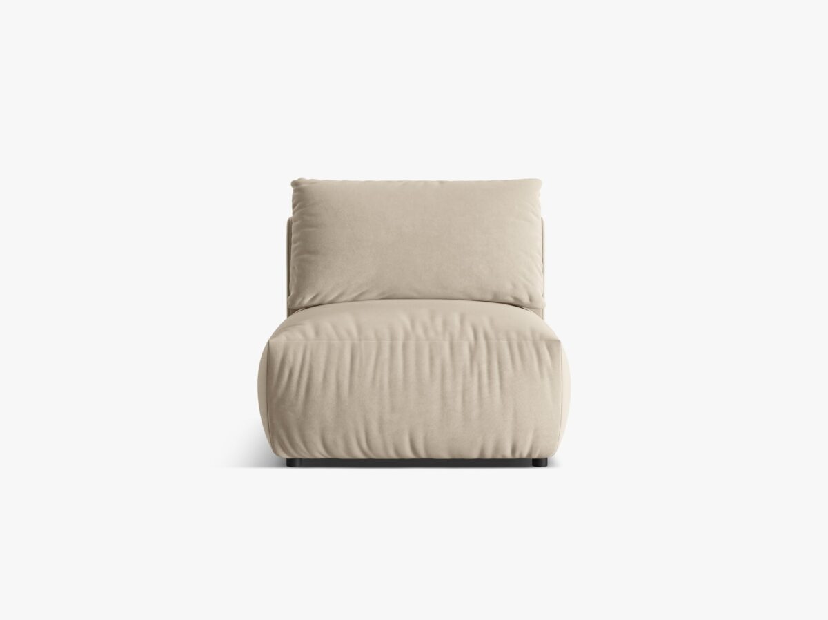 Modulo singolo Chris in velluto – L85 cm - immagine 9