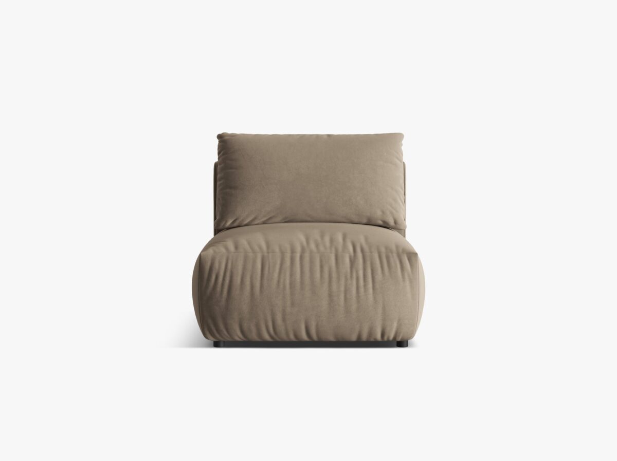 Modulo singolo Chris in velluto – L85 cm - immagine 8