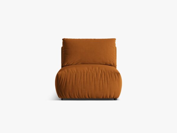 Modulo singolo Chris in velluto – L85 cm