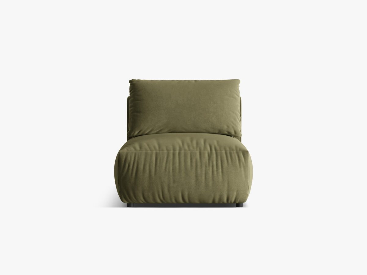 Modulo singolo Chris in velluto – L85 cm - immagine 10