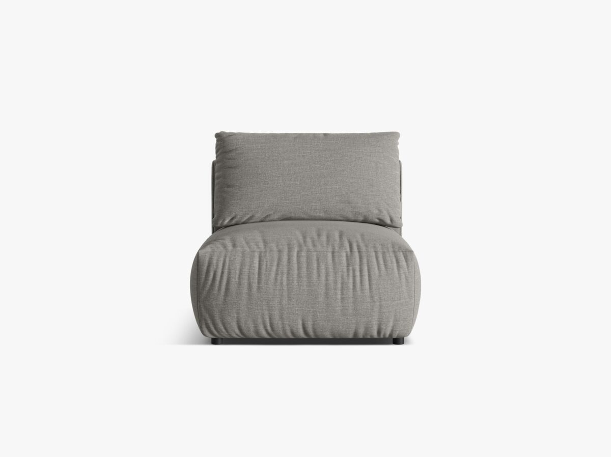 Modulo singolo Chris in tessuto effetto lino – L85 cm - immagine 6