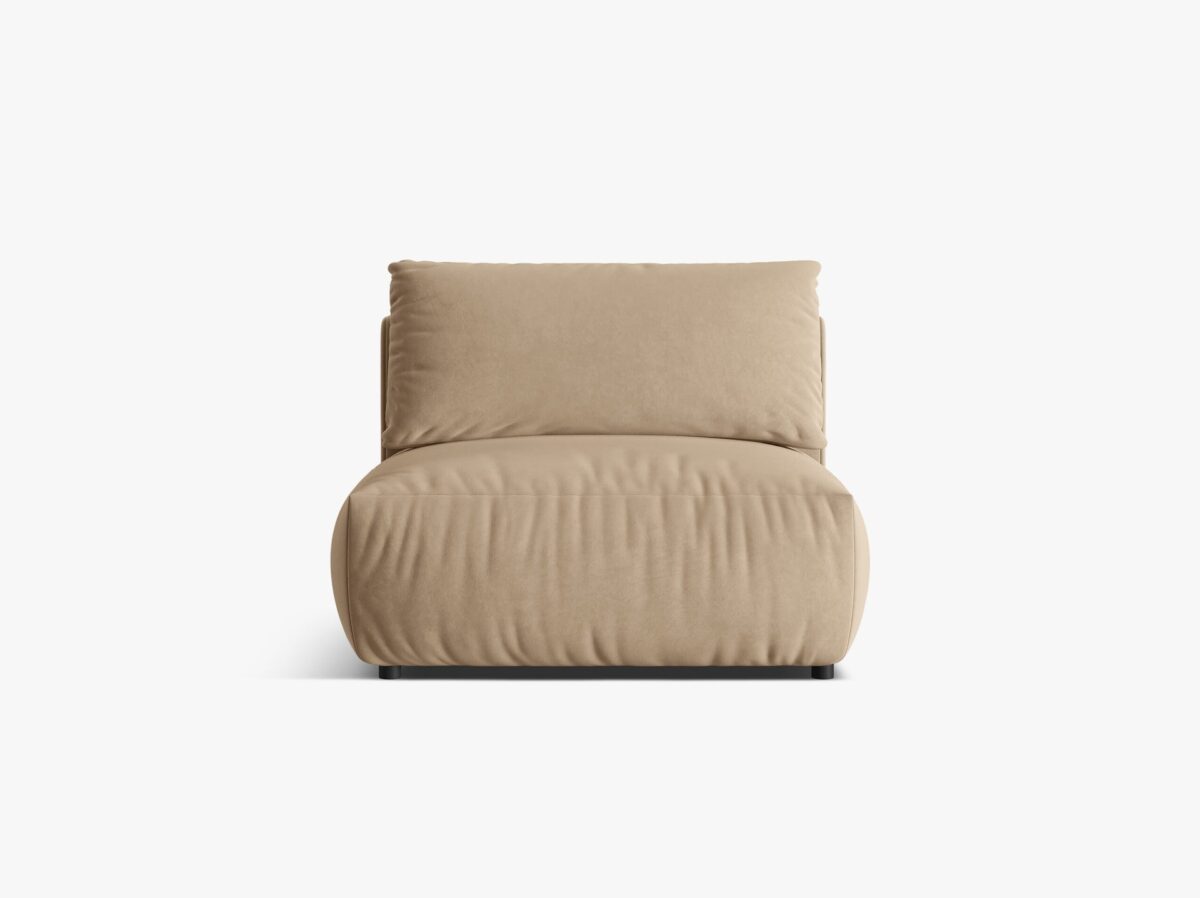 Modulo singolo Chris in velluto – L105 cm - immagine 7