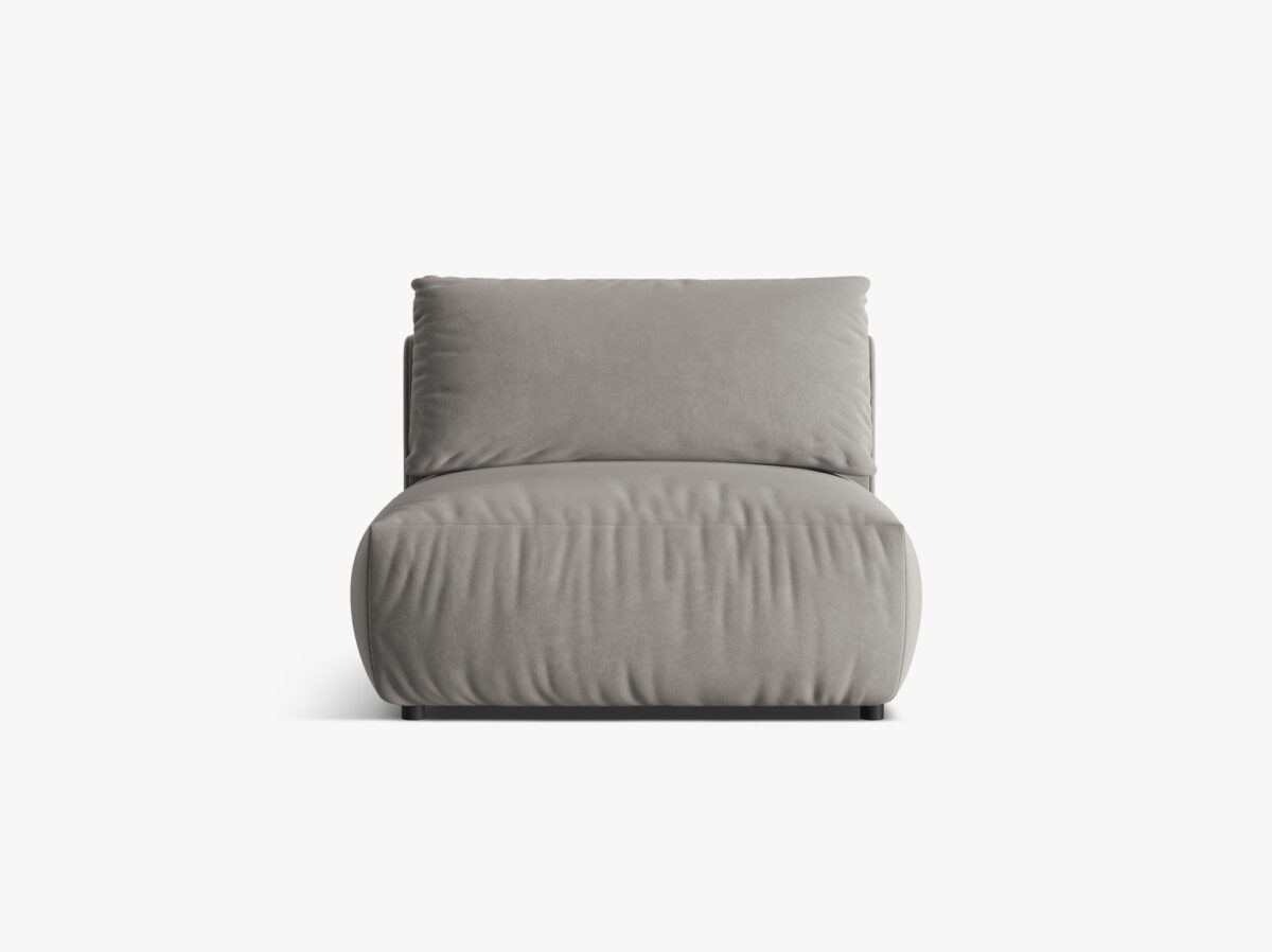 Modulo singolo Chris in velluto – L105 cm - immagine 5