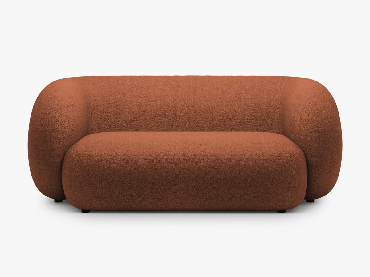 Divano Kate 2 posti in bouclé – L183 cm - immagine 10