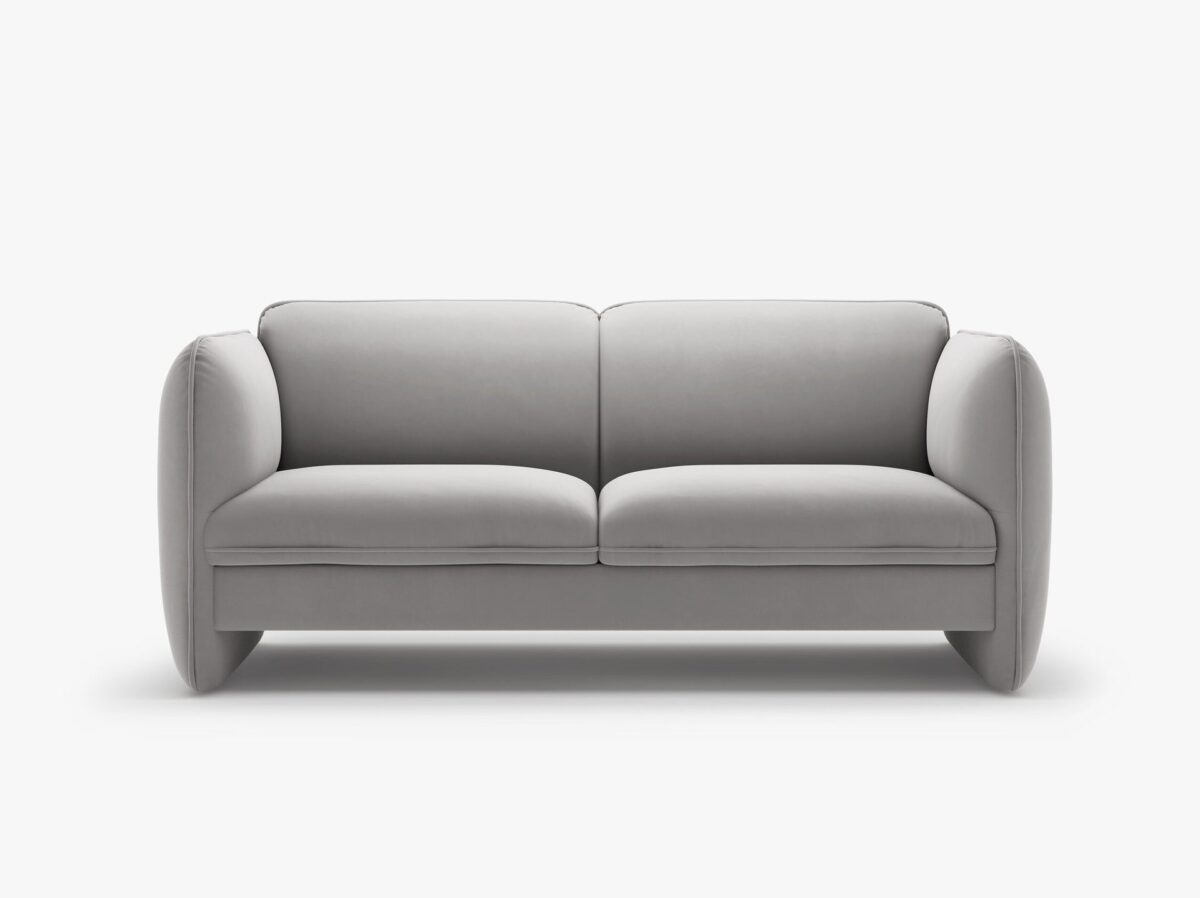 Divano Georgia 2 posti in velluto Magic Velvet - L168 cm - immagine 6