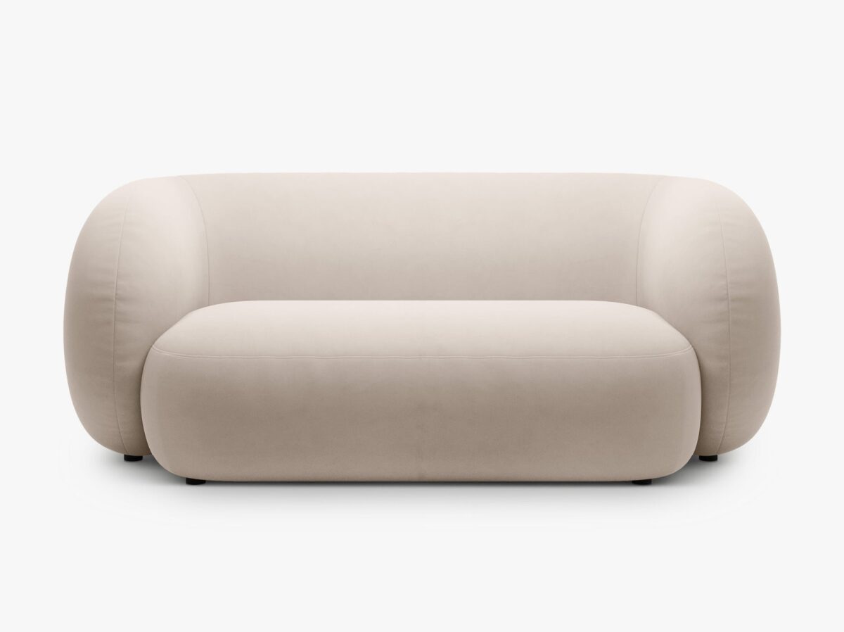 Divano Kate 2 posti in velluto – L183 cm - immagine 8