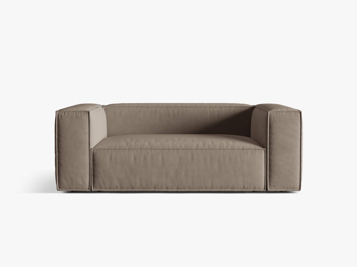Divano Nuria 2 posti in velluto – L170 cm - immagine 9