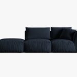 Divano modulare Chris 4 posti in tessuto effetto lino – L315 cm