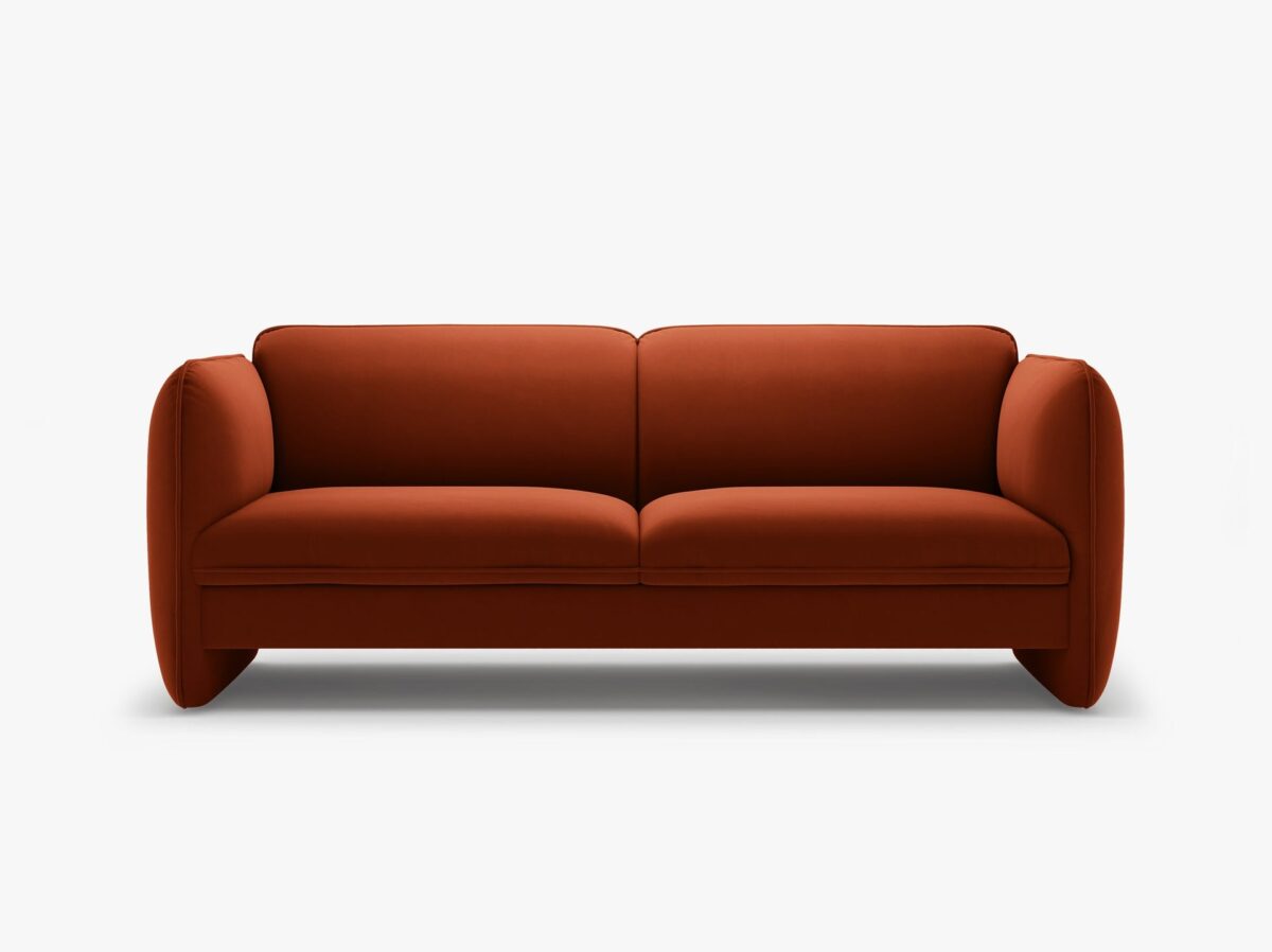 Divano Georgia 3 posti in velluto Magic Velvet – L204 cm - immagine 11