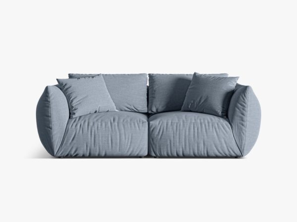Divano modulare Chris 3 posti in velluto – L220 cm