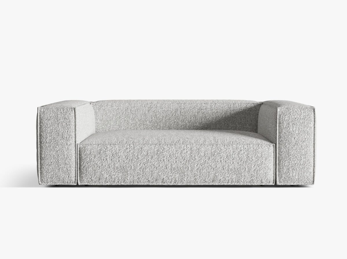 Divano Nuria 3 posti in bouclé – L210 cm - immagine 10