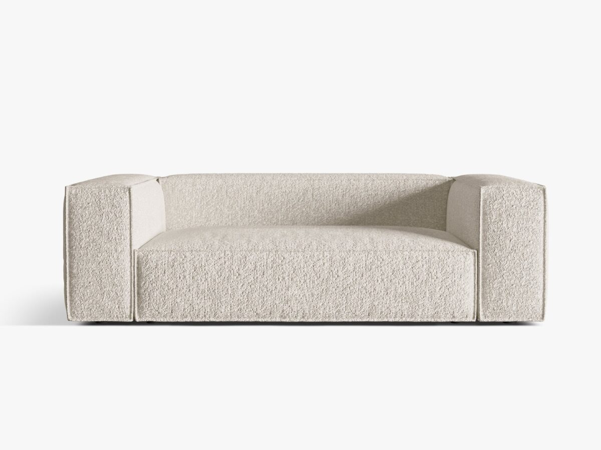 Divano Nuria 3 posti in bouclé – L210 cm - immagine 9