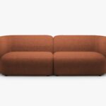 Divano Kate 4 posti in bouclé – L243 cm