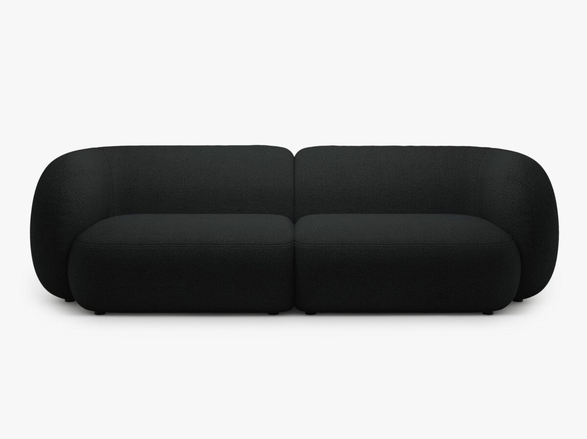 Divano Kate 4 posti in bouclé – L243 cm - immagine 12
