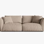 Divano modulare Chris 4 posti in velluto – L260 cm