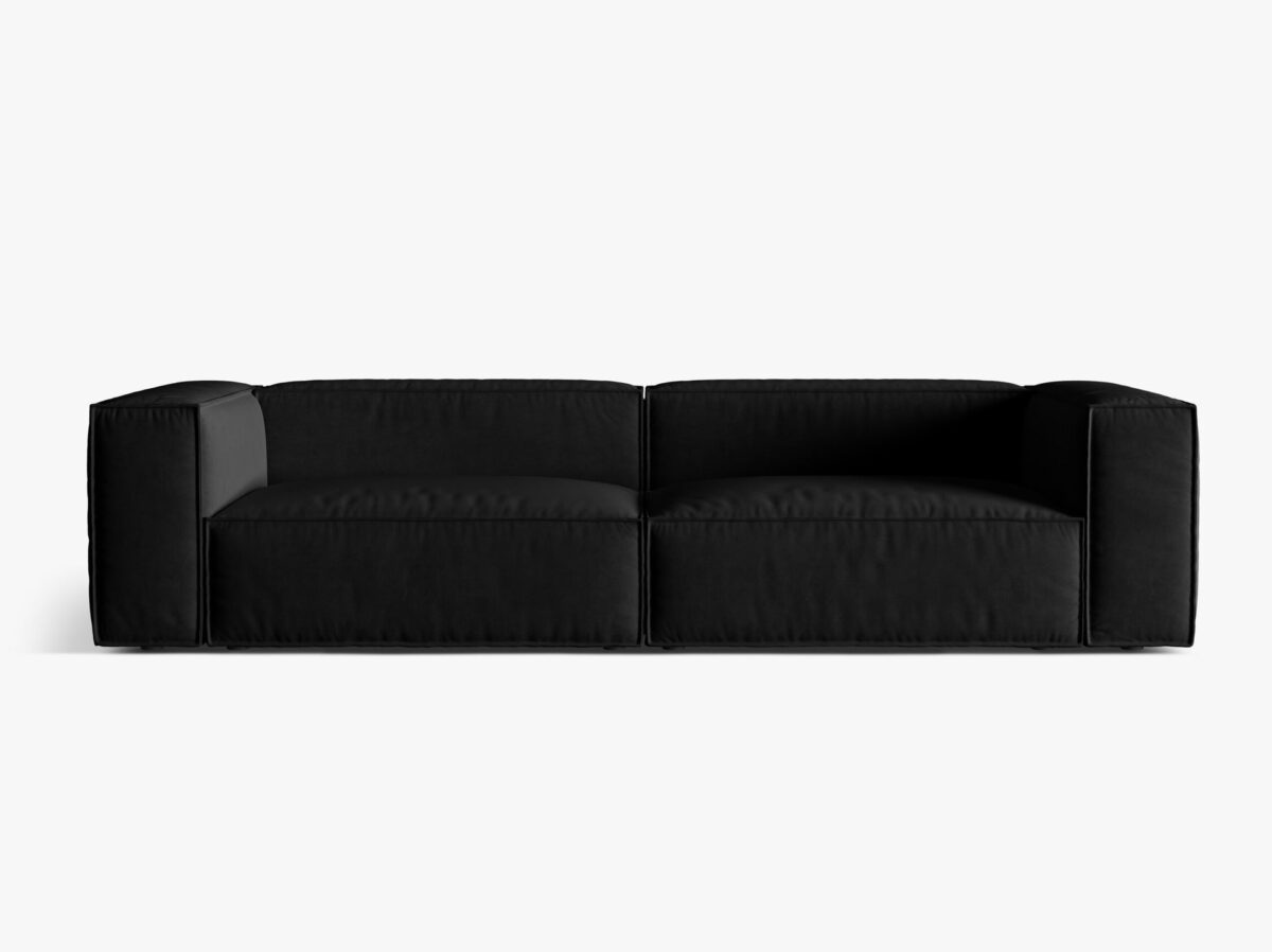 Divano Nuria 5 posti in velluto – L290 cm - immagine 12