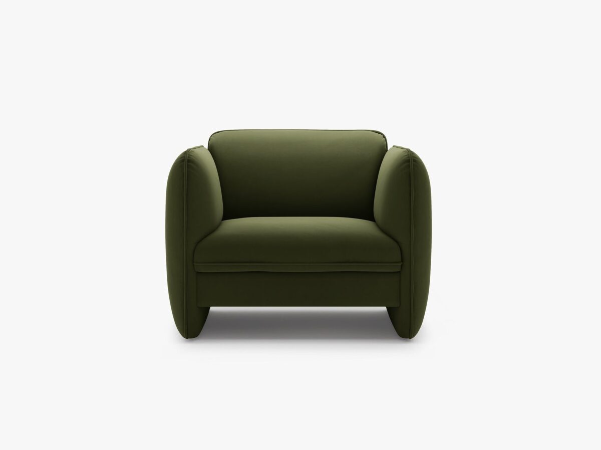 Poltrona Georgia in velluto Magic Velvet – L105 cm - immagine 10